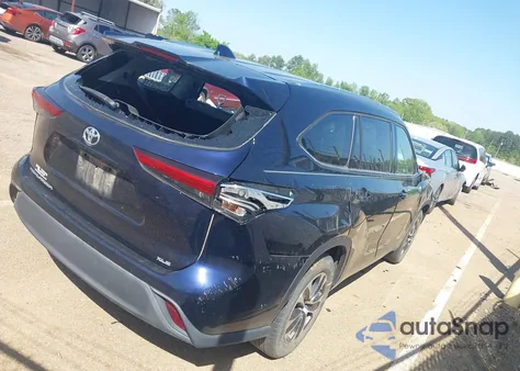 2020 Toyota Highlander Xle из США, поврежденный, VIN 5TDGZRAH7LS021300